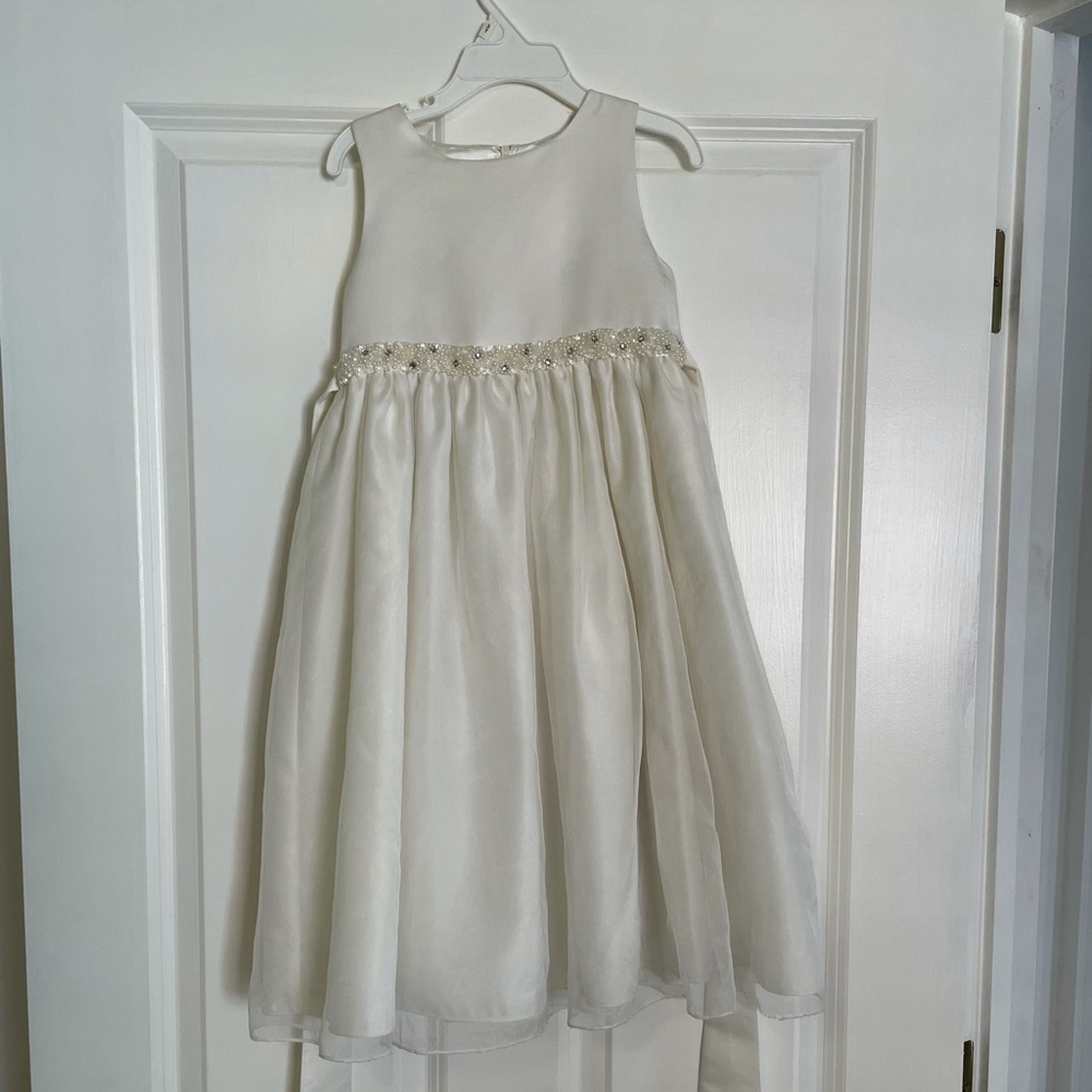 White Flower Girl Dress